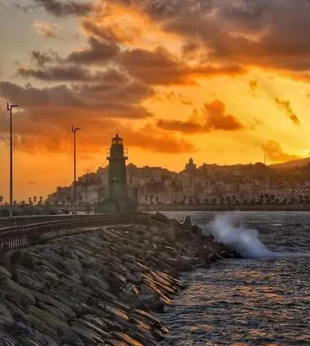 Ca'mea 2 Vista Mare, Vicino Pista Ciclabile Lägenhet Imperia